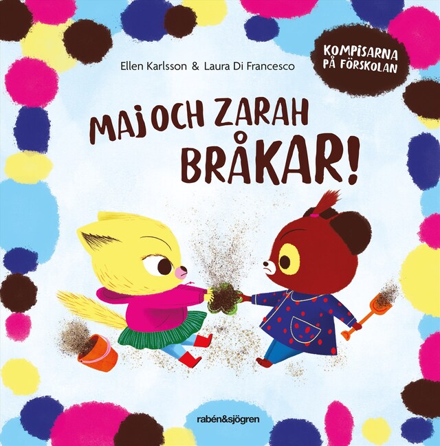 Buchcover für Maj och Zarah bråkar!