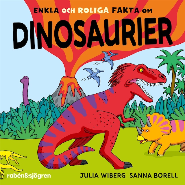 Okładka książki dla Enkla och roliga fakta om dinosaurier