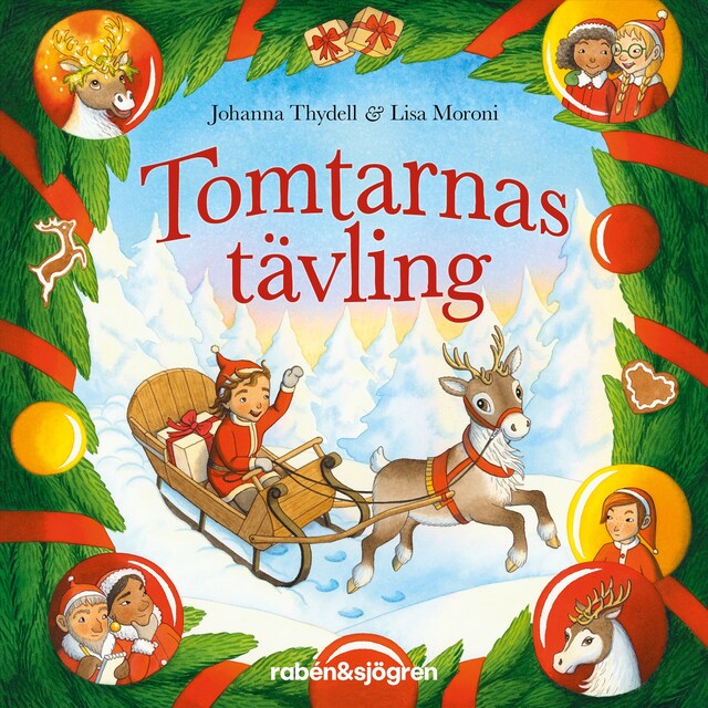 Copertina del libro per Adventsbok: Tomtarnas tävling