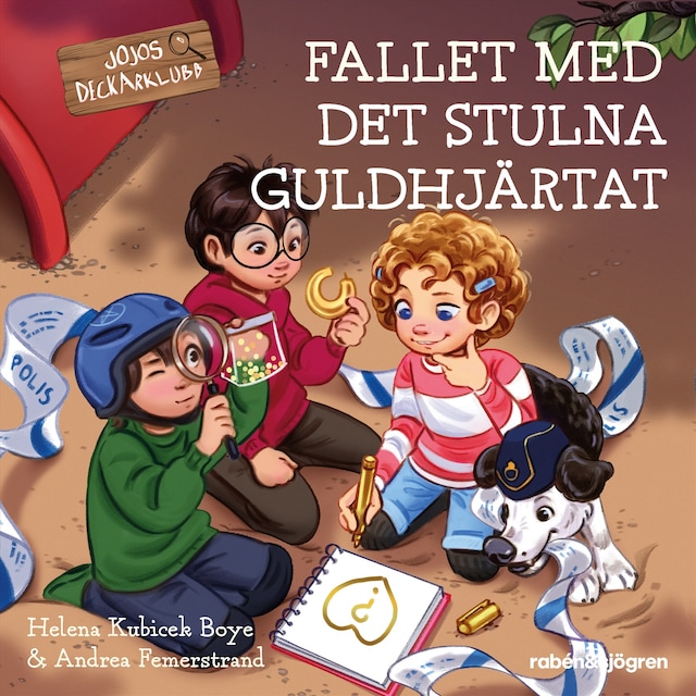 Okładka książki dla Fallet med det stulna guldhjärtat