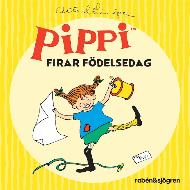 Book cover for Pippi firar födelsedag