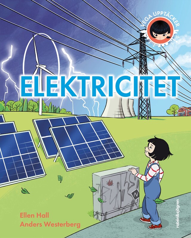 Couverture de livre pour Vega upptäcker elektricitet