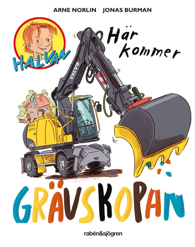 Portada de libro para Här kommer grävskopan