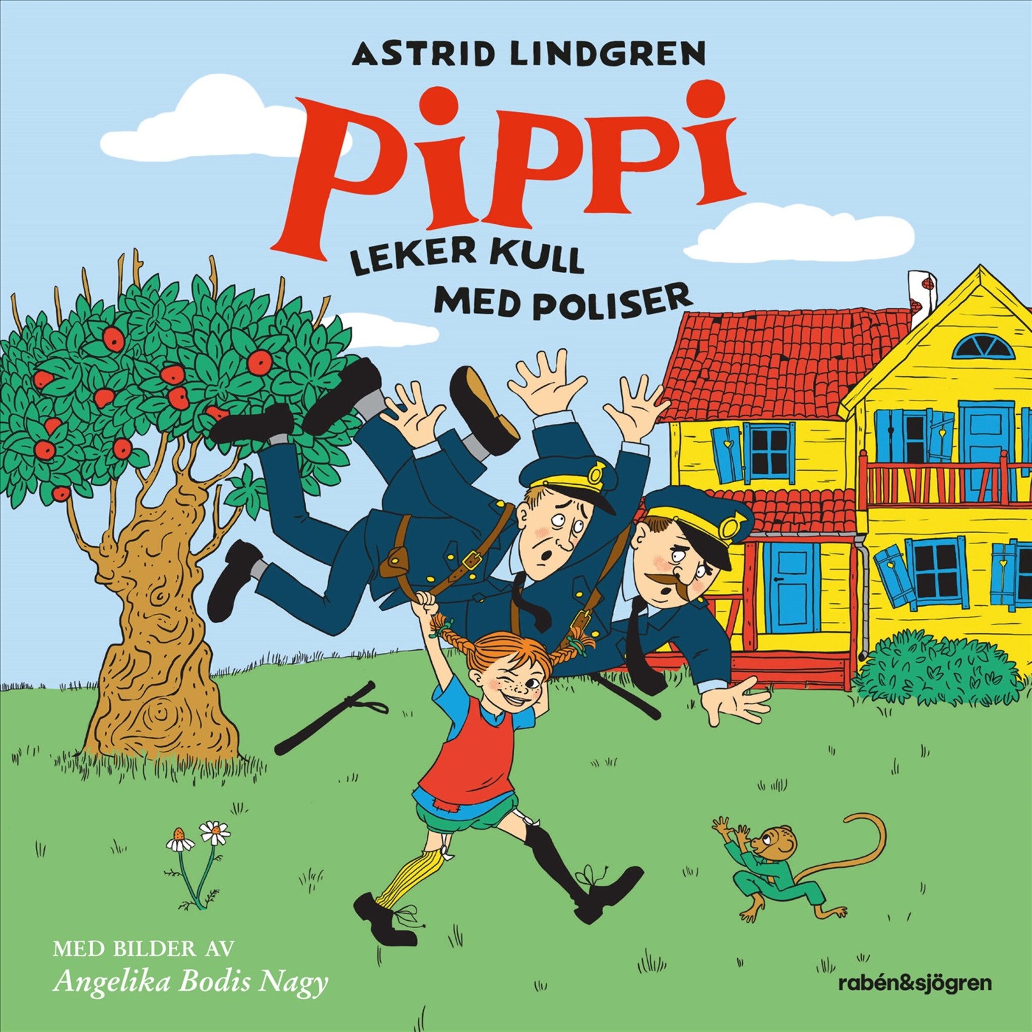 Pippi leker kull med poliser (Ljudsaga)