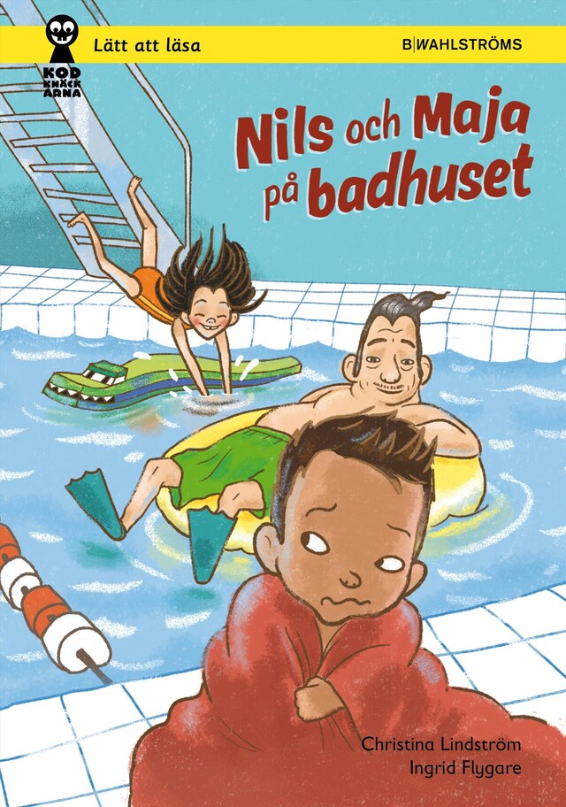 Buchcover für Nils och Maja på badhuset