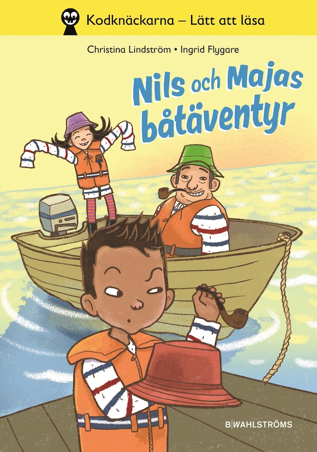 Kirjankansi teokselle Nils och Majas båtäventyr