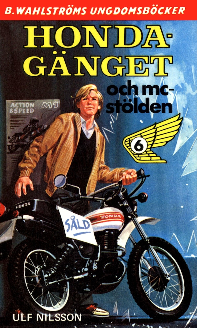 Book cover for Honda-gänget och mc-stölden