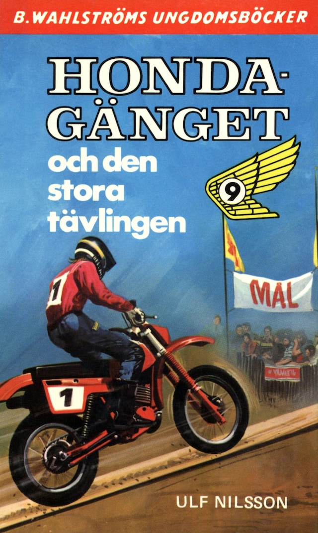 Book cover for Honda-gänget och den stora tävlingen