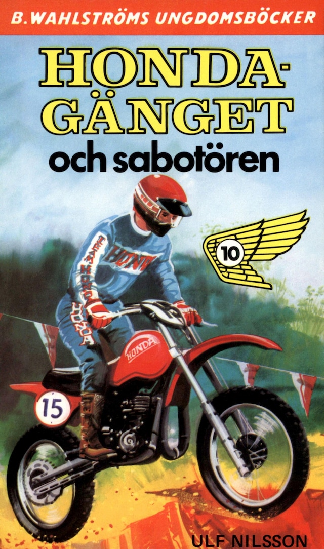 Book cover for Honda-gänget och sabotören