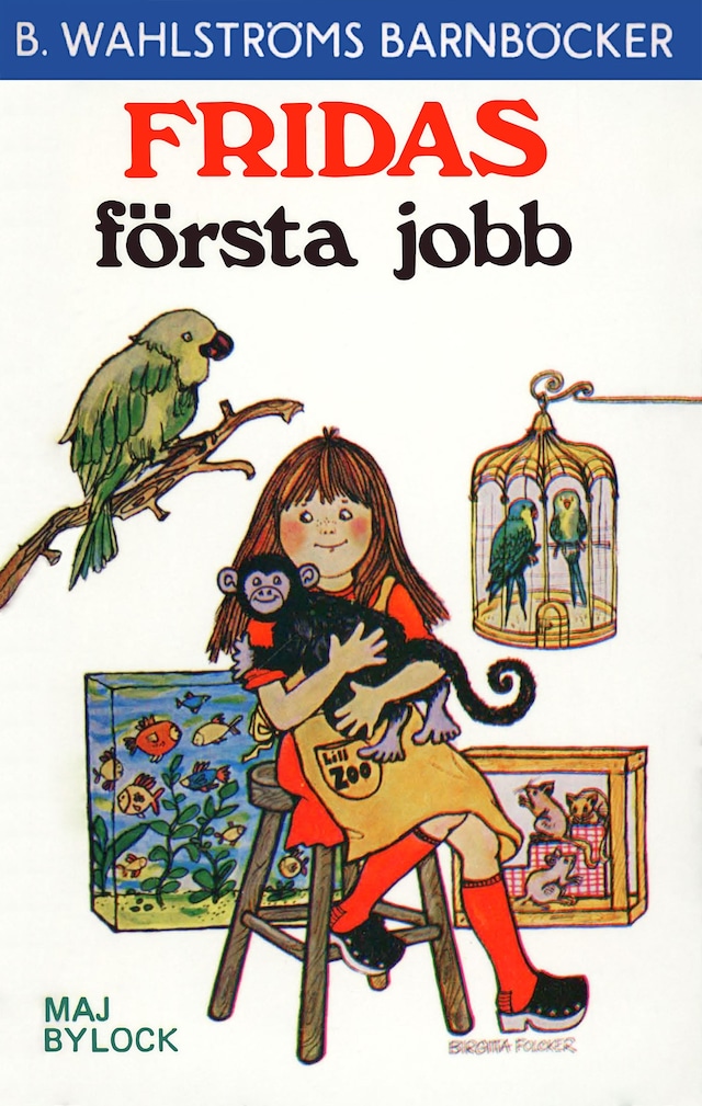 Okładka książki dla Fridas första jobb