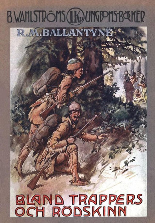 Book cover for Bland trappers och rödskinn