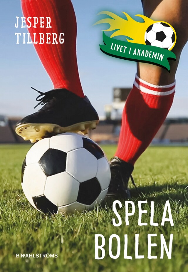 Book cover for Spela bollen