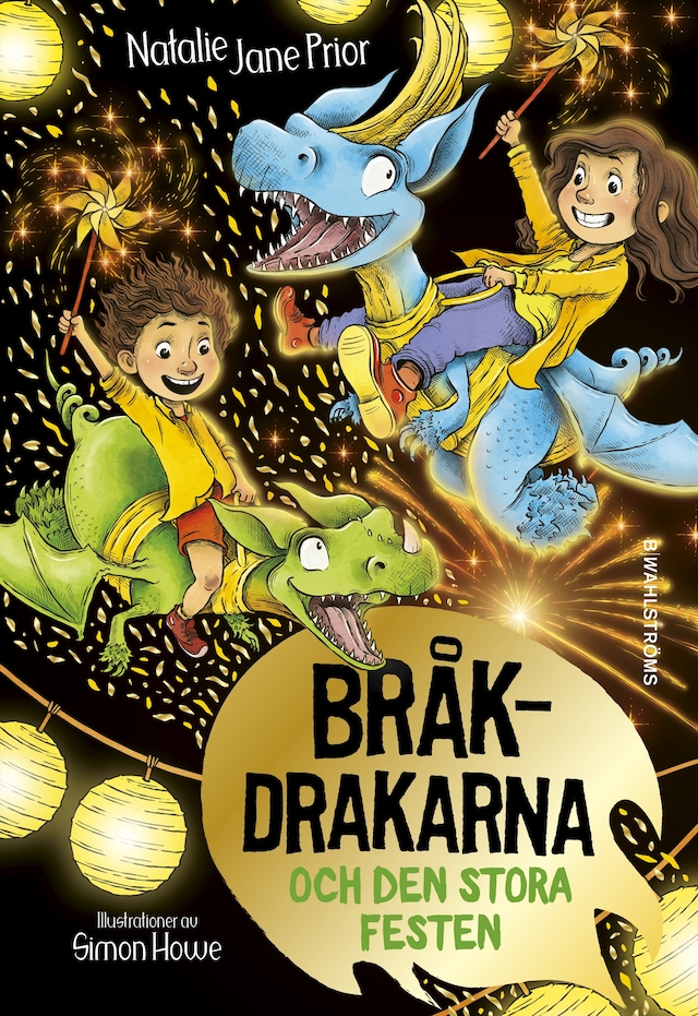 Book cover for Bråkdrakarna och den stora festen
