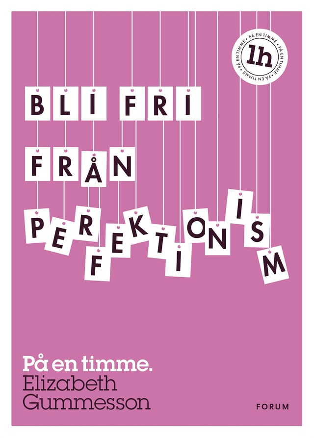Book cover for Bli fri från perfektionism : på en timme