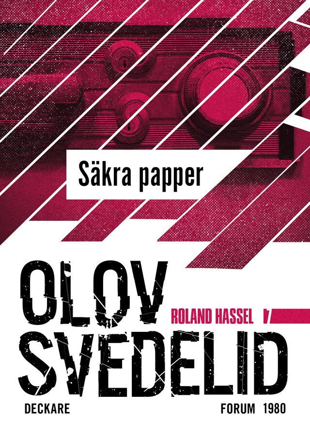 Kirjankansi teokselle Säkra papper : en Roland Hassel-thriller