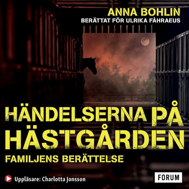 Book cover for Händelserna på hästgården : familjens berättelse