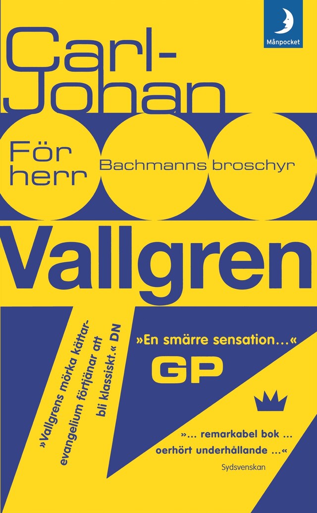 Book cover for För herr Bachmanns broschyr