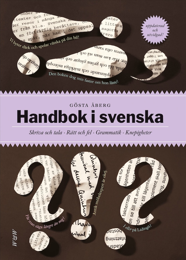 Bokomslag för Handbok i svenska