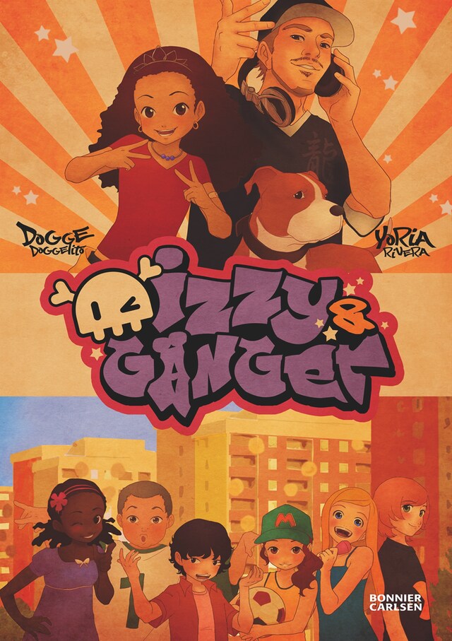 Couverture de livre pour Izzy och gänget