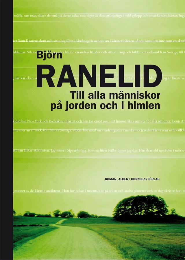 Portada de libro para Till alla människor på jorden och i himlen