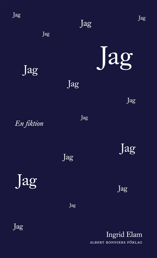 Boekomslag van Jag. En fiktion
