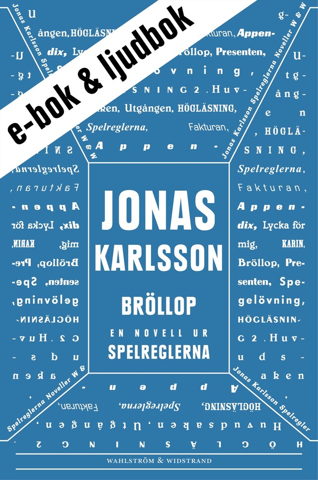 Buchcover für Bröllop (e-bok + ljudbok): En novell ur Spelreglerna