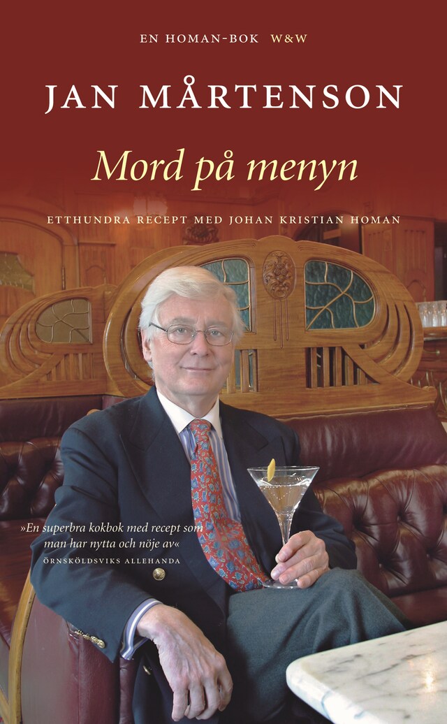 Couverture de livre pour Mord på menyn : 100 recept med Homan