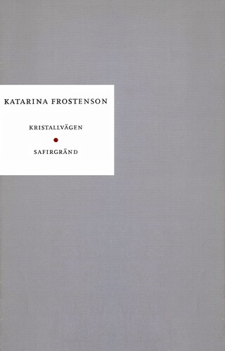 Kristallvägen ; Safirgränd : Skådespel bookCoverFor