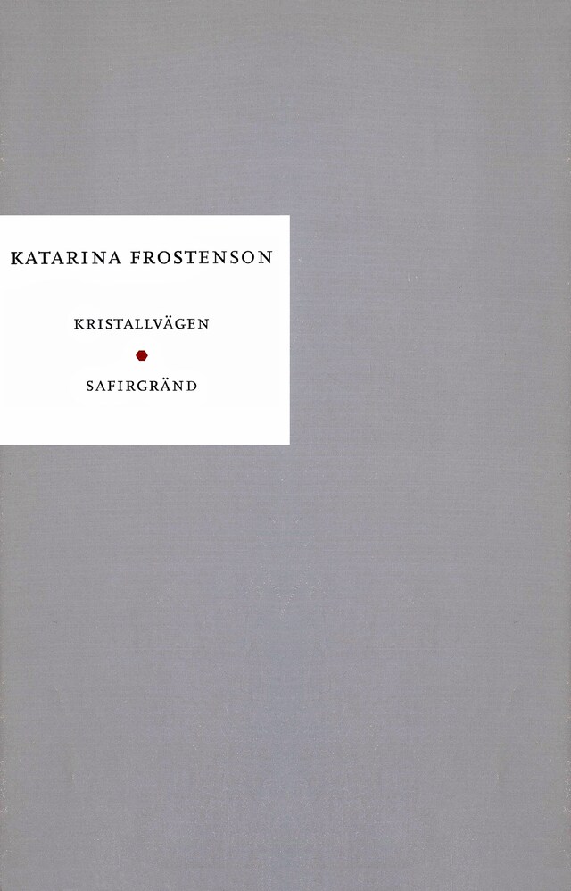 Okładka książki dla Kristallvägen ; Safirgränd : Skådespel