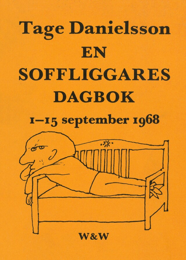 Boekomslag van En soffliggares dagbok 1-15 september 1968 : kåserier