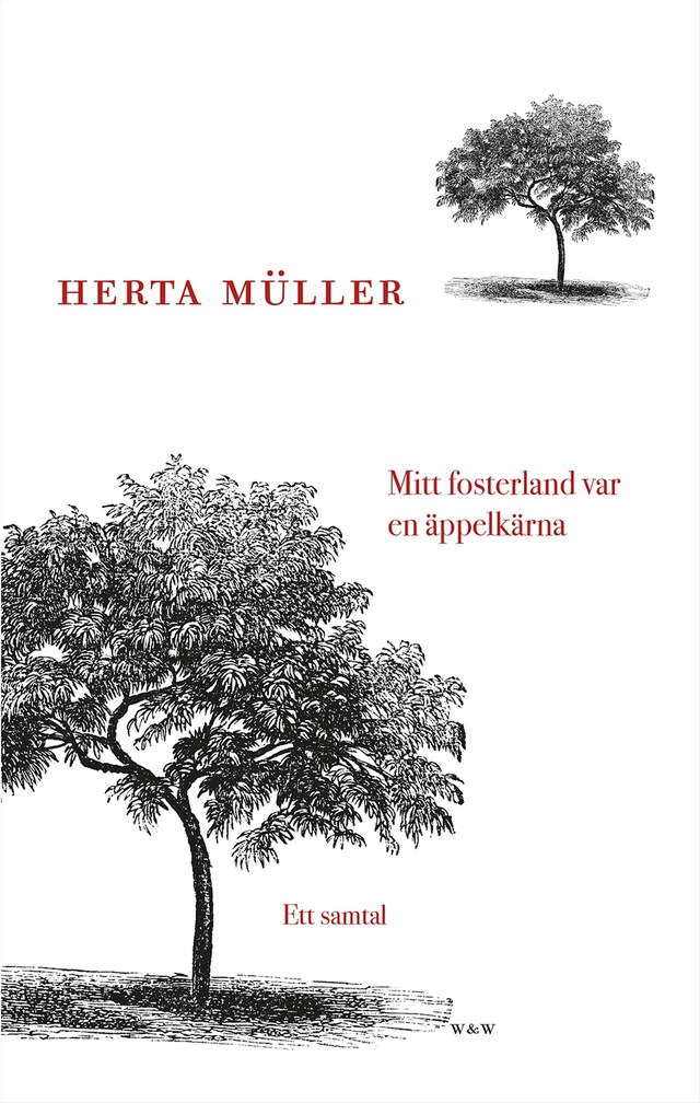 Copertina del libro per Mitt fosterland var en äppelkärna : Ett samtal