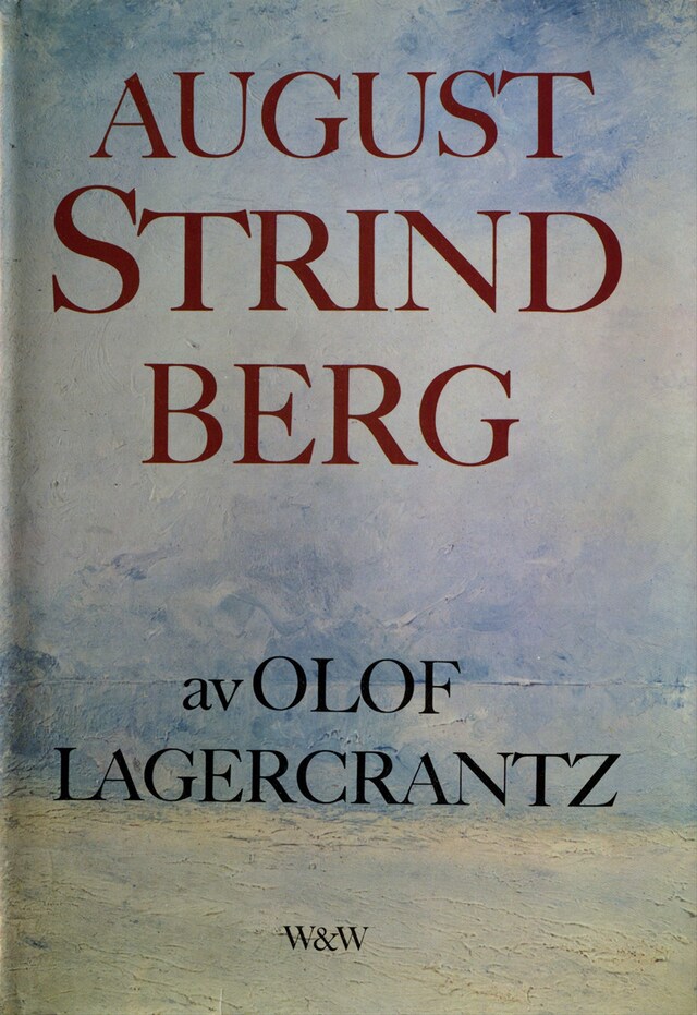 Book cover for August Strindberg