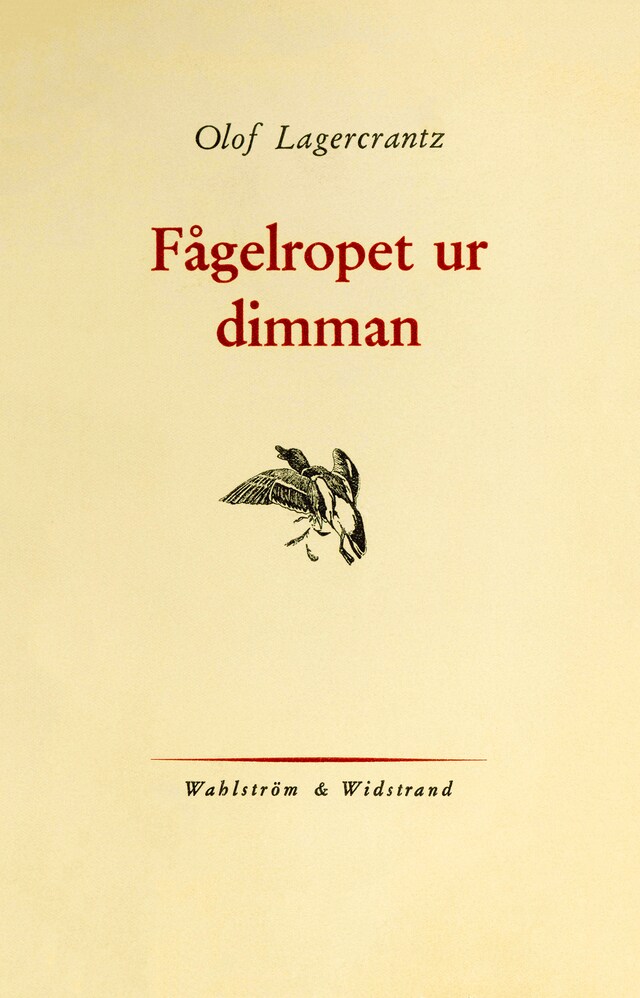 Book cover for Fågelropet ur dimman