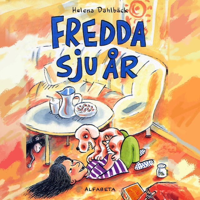 Book cover for Fredda sju år