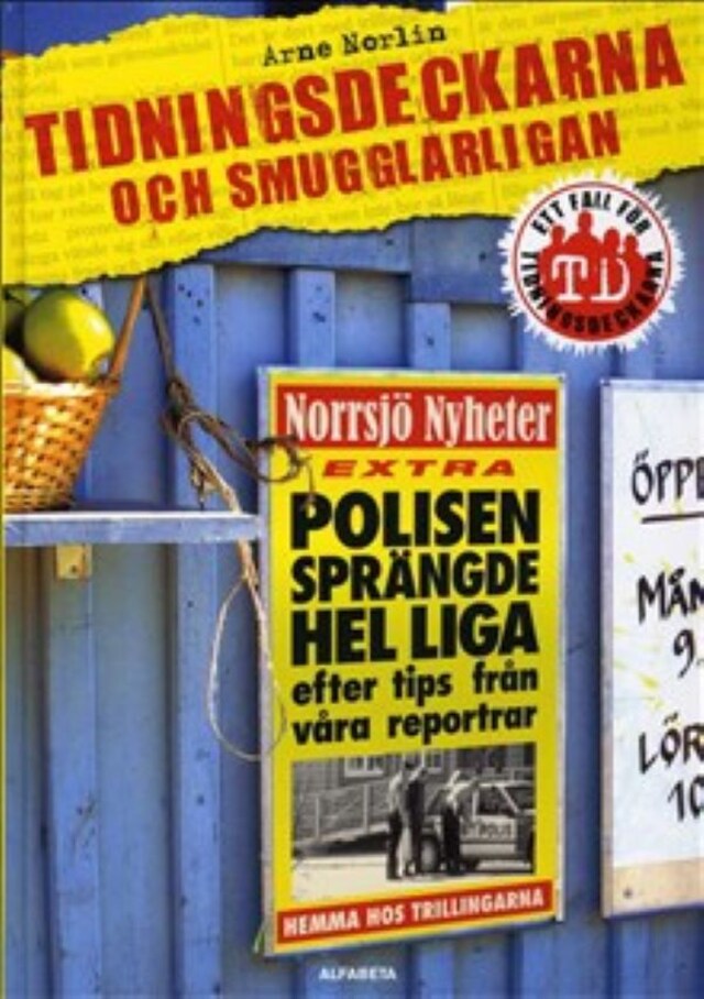 Book cover for Tidningsdeckarna och smugglarligan