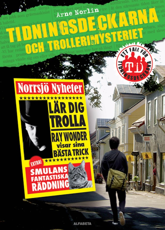 Buchcover für Tidningsdeckarna och trollerimysteriet