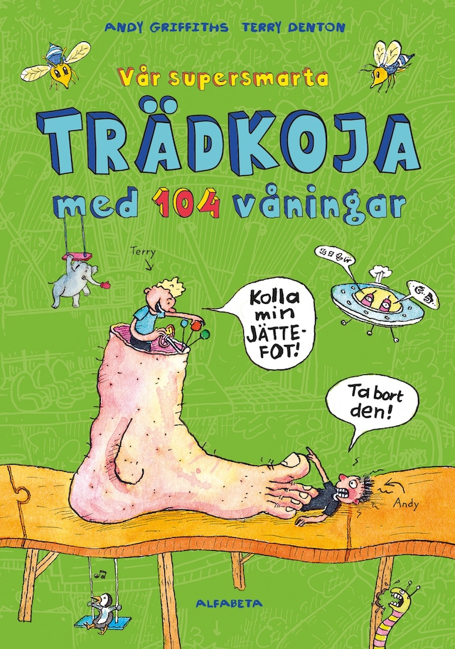 Portada de libro para Vår supersmarta trädkoja med 104 våningar