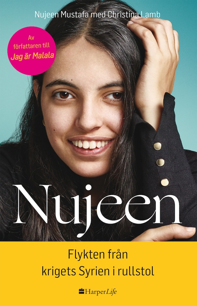 Book cover for Nujeen: Flykten från krigets Syrien i rullstol