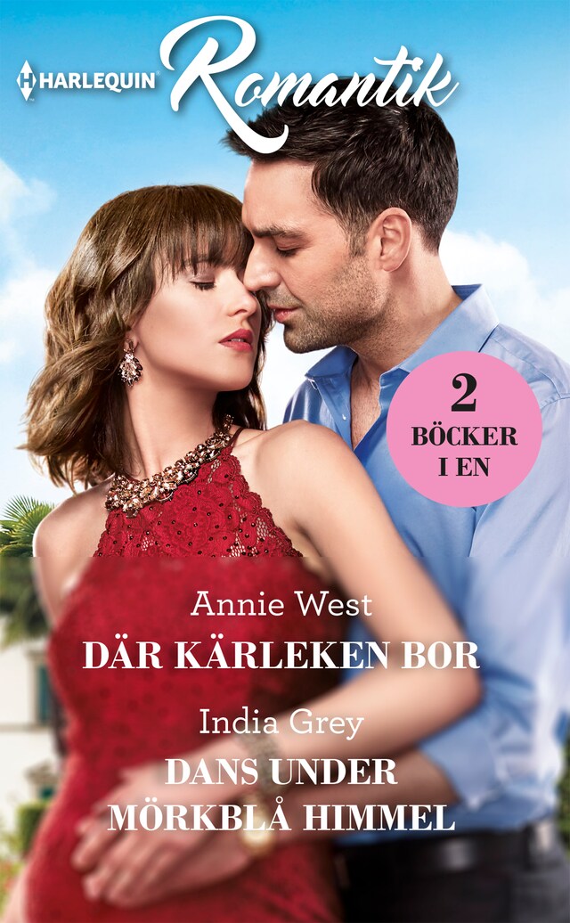 Book cover for Där kärleken bor / Dans under mörkblå himmel