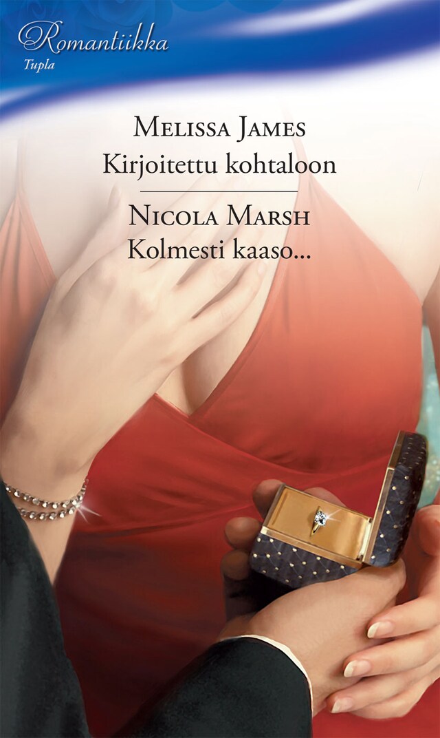 Book cover for Kirjoitettu kohtaloon / Kolmesti kaaso...