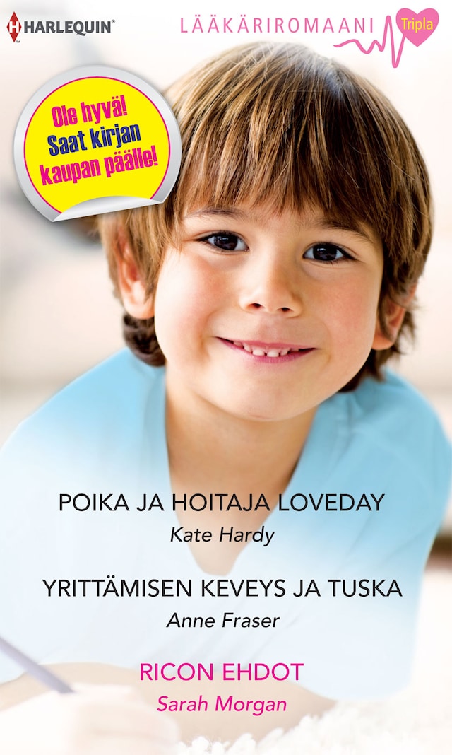 Book cover for Poika ja hoitaja Loveday / Yrittämisen keveys ja tuska / Ricon ehdot