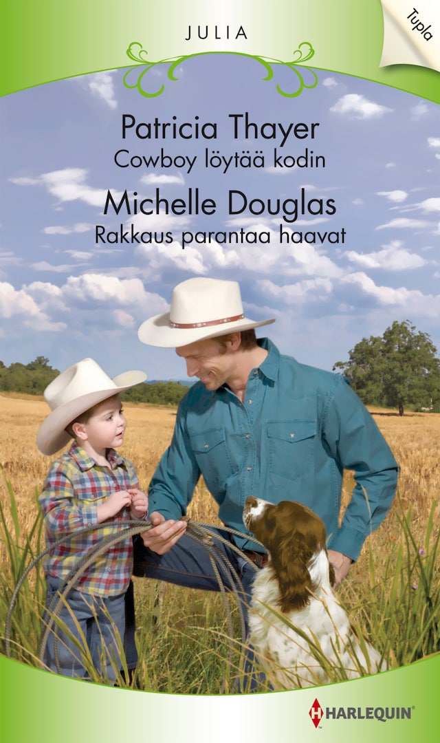 Book cover for Cowboy löytää kodin / Rakkaus parantaa haavat