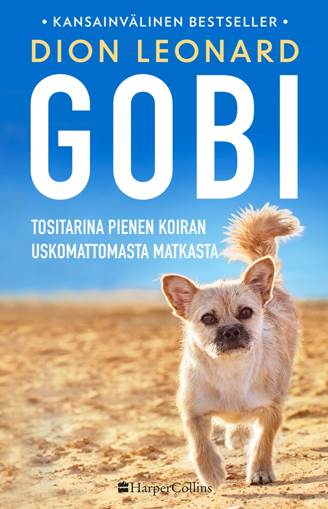 Buchcover für Gobi  Tositarina pienen koiran uskomattomasta matkasta