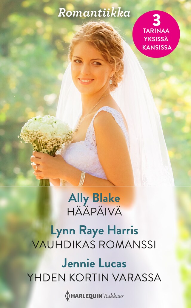 Book cover for Hääpäivä / Vauhdikas romanssi / Yhden kortin varassa