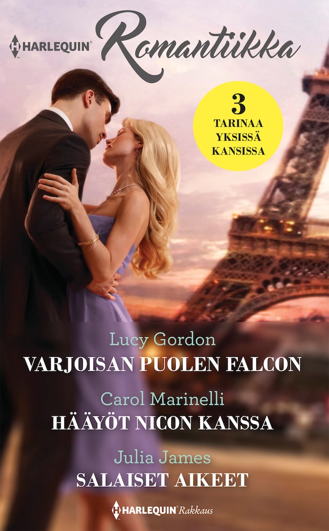 Book cover for Varjoisan puolen Falcon / Hääyöt Nicon kanssa / Salaiset aikeet