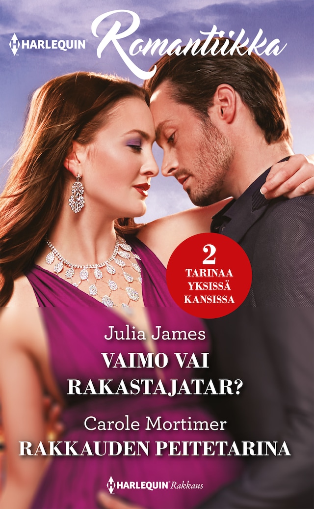 Book cover for Vaimo vai rakastajatar / Rakkauden peitetarina