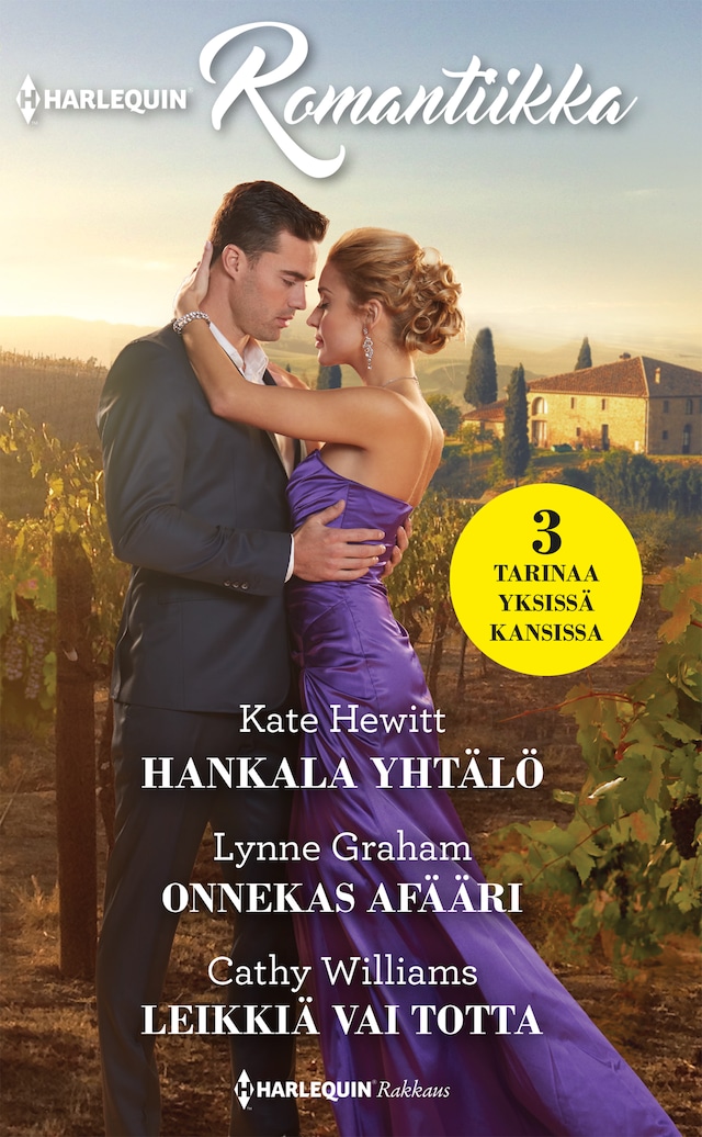 Book cover for Hankala yhtälö / Onnekas afääri / Leikkiä vai totta