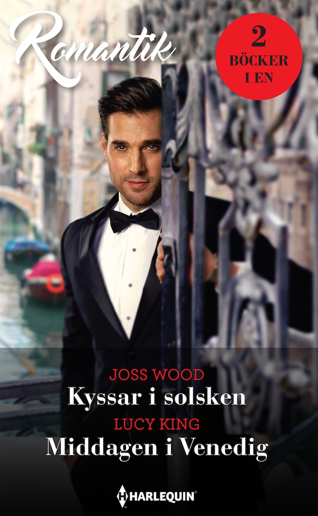 Portada de libro para Kyssar i solsken / Middagen i Venedig