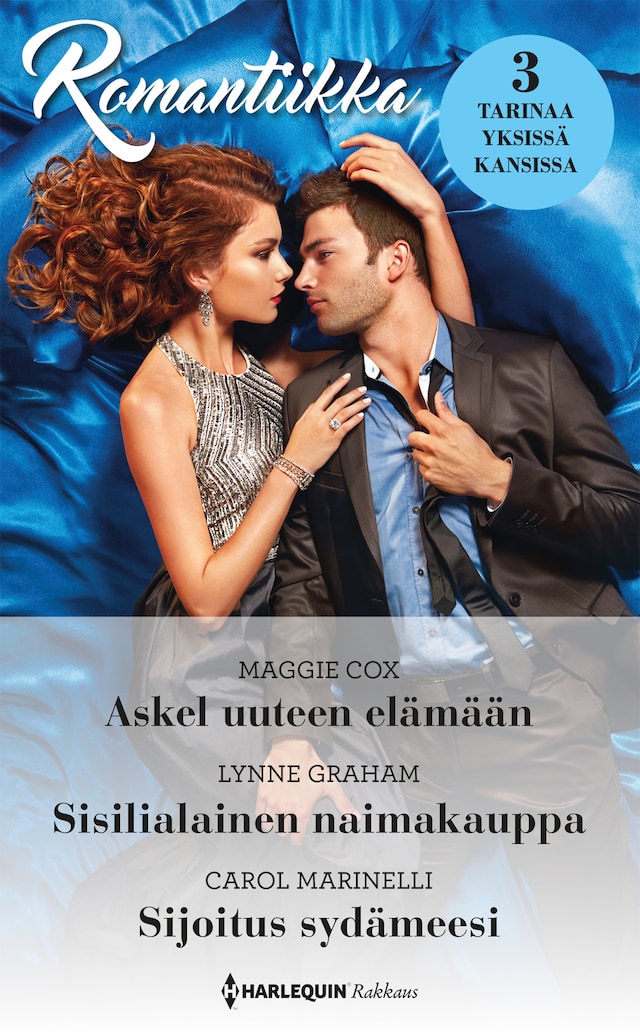 Couverture de livre pour Askel uuteen elämään / Sisilialainen naimakauppa / Sijoitus sydämeesi