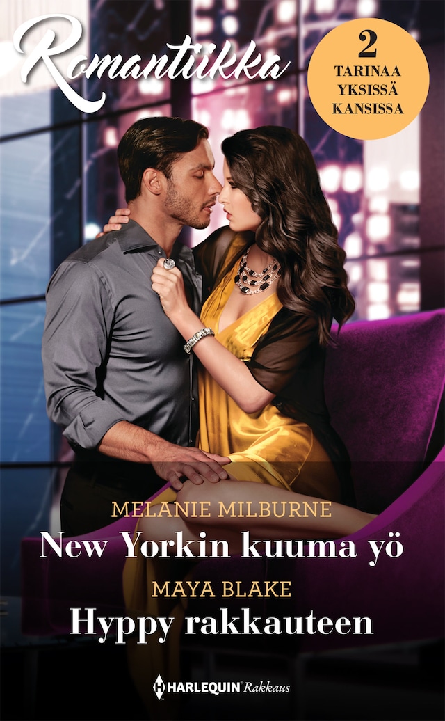 Book cover for New Yorkin kuuma yö / Hyppy rakkauteen